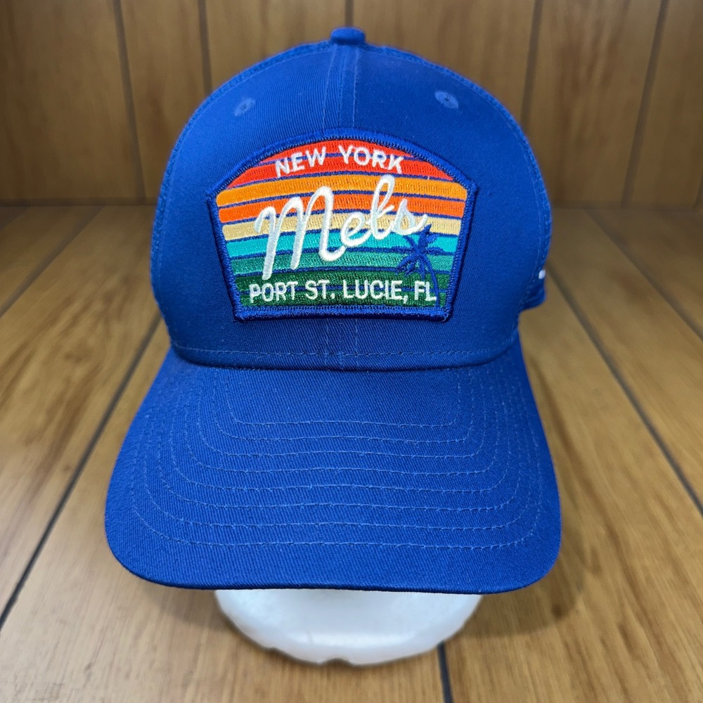 New Era New York Mets Port St Lucie Spring Training 9SEVENTY Trucker Hat Blue